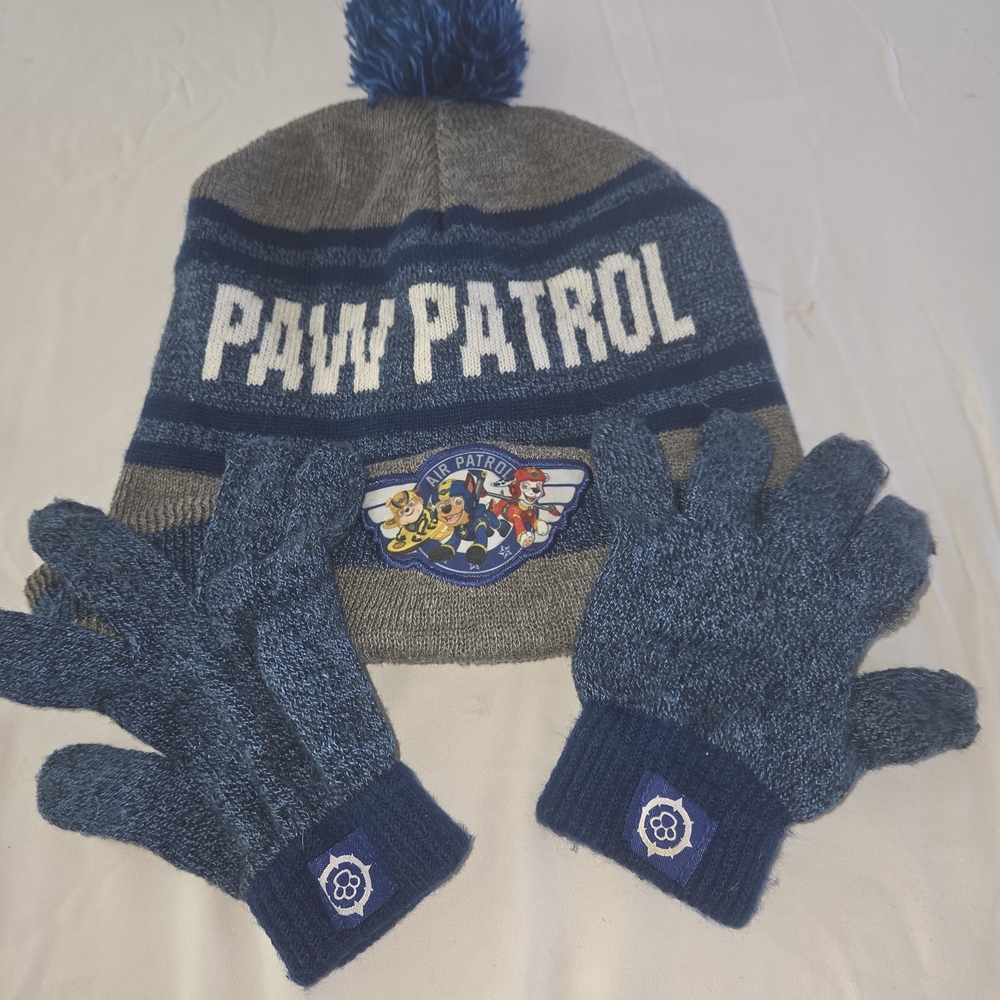Paw Patrol Blue and Gray Mittens Set